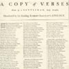 [Matthew Green], A Copy of Verses Wrote by a Gentleman, lately deceased, Occasiond by his Reading Robert Barclays Apology (London, Printed; Philadelphia, reprinted by B. Franklin, [1747?]).