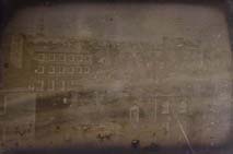 Paul Beck Goddard. View from the roof of the University of Pennsylvania. Half-plate daguerreotype. Philadelphia, ca. 1839. On loan from the Museum Collections of The Franklin Institute, Inc., Philadelphia, Pa.