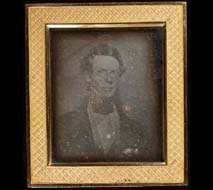 Robert Cornelius. Robert Davidson. Sixth-plate daguerreotype. Philadelphia, May 1840.
