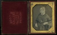 Marcus A. Root, photographer, Eliza Y. McAllister, quarter-plate daguerreotype ca. 1850.