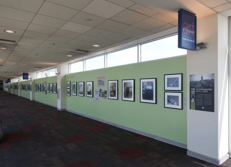 Exhibition in the Philadelphia Airport.