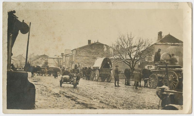 Street of Blondefontaine- Dec. 26-1918. Gelatin silver photograph. Library Company of Philadelphia