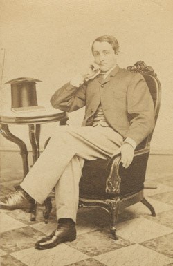 An 1862 CDV shows a confident seventeen-year-old Persifor about to graduate from the University of Pennsylvania.