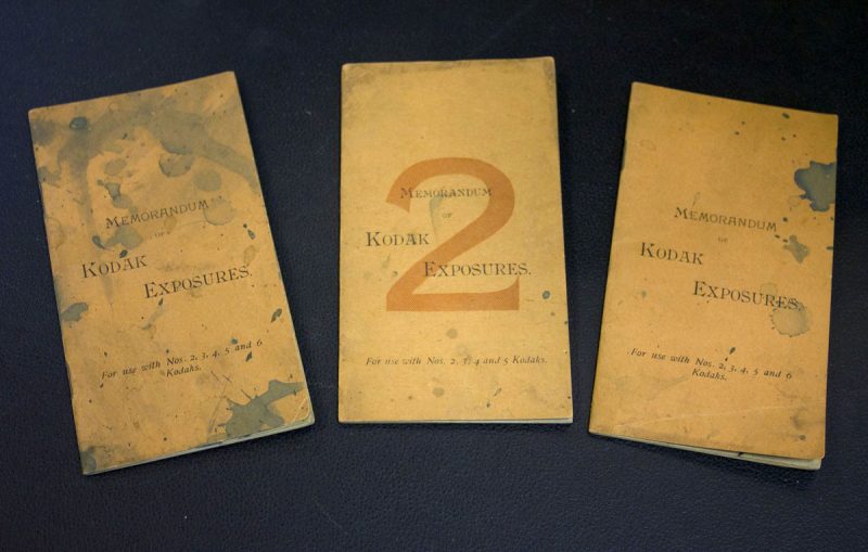 Three folders labeled "Kodak Exposures."