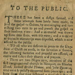 Ezra Stiles & Samuel Hopkins, To the Public (Newport, 1776).