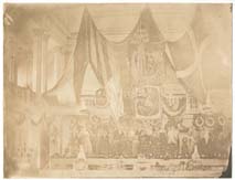 W. & F. Langenheim. Exhibition of the Institute of American Manufactures at the Chinese Museum, October 1844. Salted paper print of a daguerreotype, Philadelphia, ca. 1855. Gift of John A. McAllister.