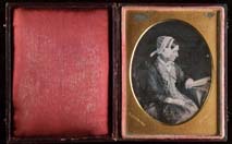 Montgomery P. Simons. Juliana Randolph Wood. Quarter-plate daguerreotype. Philadelphia, ca. 1847. Gift of Radclyffe F. and Maria M. Thompson.