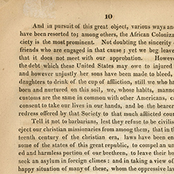 A page showing text