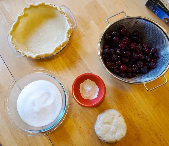 Cherry pie ingredients