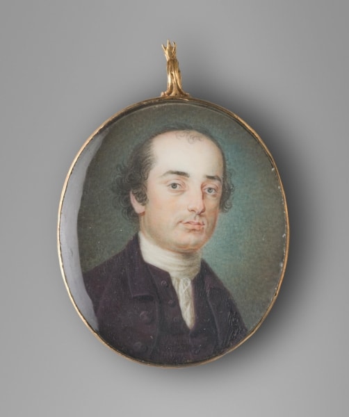 Photograph of miniature depicting Cadwalader Morris