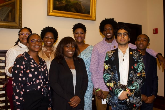 2019-05-24-afro-futures-opening-065 Student Curators and Program in African American History Staff