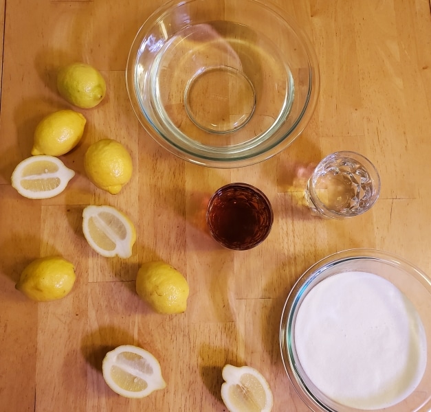 Fish House Punch Ingredients