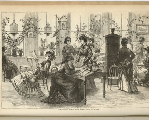 Illustration [or Illustrations] from an article on Boffin’s Bower, Frank Leslie’s Illustrated Newspaper 26 June, 1875.