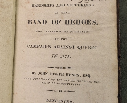 Photograph of title page with Aaron Levy inscription