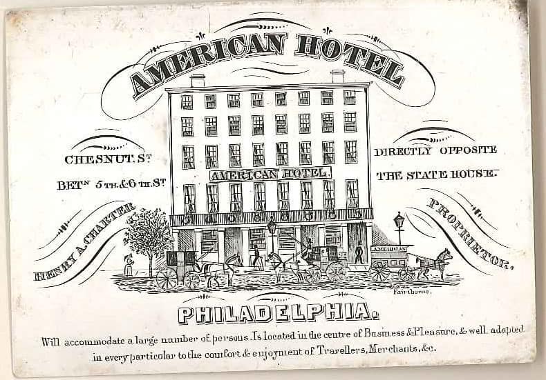 American Hotel, ca. 1848.