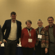 Panel on Outing the Early American Past (left to right, Thomas J. Balcerski, James T. Downs, Kate Culkin, Connie King, and Richard Godbeer, Chair)