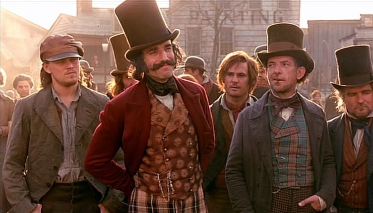 Daniel Day Lewis dressed in a dapper fashion from Martin Scorsece's Gangs of New York