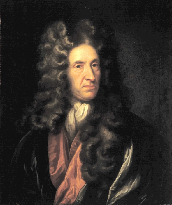 Portrait of Daniel Defoe in the style of Sir Godfrey Kneller Portrait of Daniel Defoe in the style of Sir Godfrey Kneller