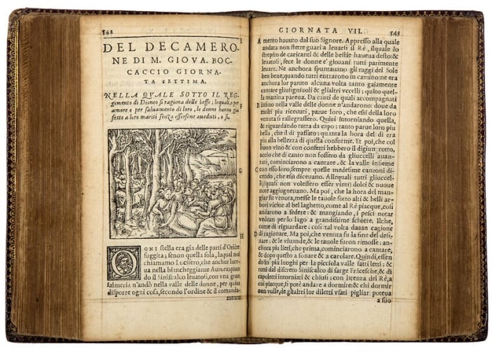 Decameron_1555 1555 Lyon edition of the Decameron