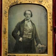 Antoine Claudet, Mr. Charles Dickens (London, ca. 1852). Daguerreotype.