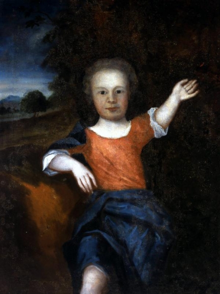 Posthumous oil portrait of Francis Folger Franklin.