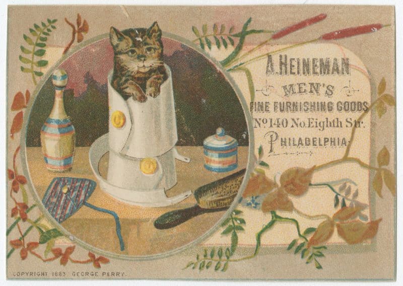 A. Heinman Men's Furnishing Goods, No. 140 No. Eighth Str. Philadelphia. (Philadelphia, ca. 1883).