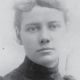 Photograph of Nellie Bly with logo for Historical Happy Hour layered on top in corner of image
