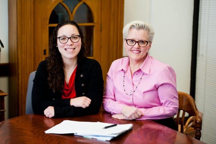 Administration Katiria Garcia, Accounting Specialist and Harriet Young, Chief Financial Officer.