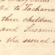 Photograph of May 8, 1806 minutes showing Zachariah Poulson given leave to purchase three shares for his children