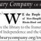 We were the library to the framers of the Declaration of Independence and the Constitution.