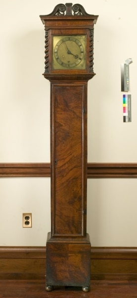 Photograph of tall case clock