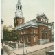 Photographic postcard of the exterior of Christ Church