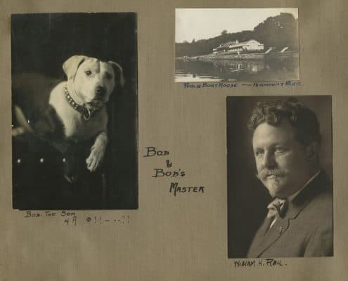 Page from Carson R. Draucker photograph album. Gelatin silver photographs, ca. 1912.