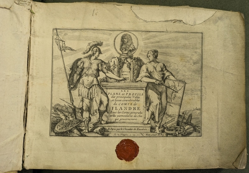 Photograph of title page of book gifted by the Crets