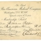 Photograph of William Pepper membership ticket to the First Pan-American Medical Congress