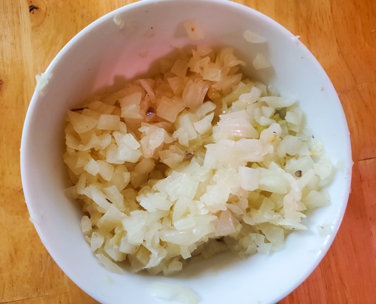 Cooked onion