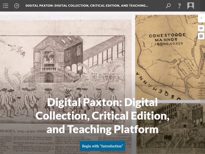 digitalpaxtonscreenshot Digital Paxton home page screen shot.