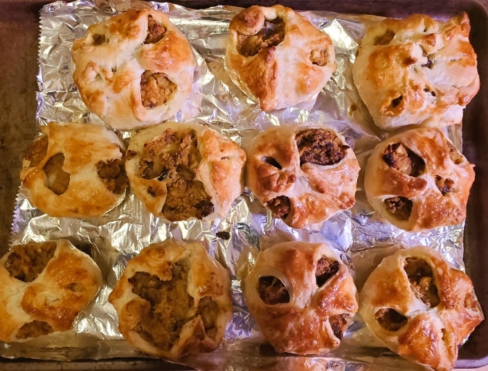 Bobotje wrapped in puff pastry Bobotje wrapped in puff pastry