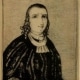 Photograph of frontispiece portrait of the Public Universal Friend from 1844 published work