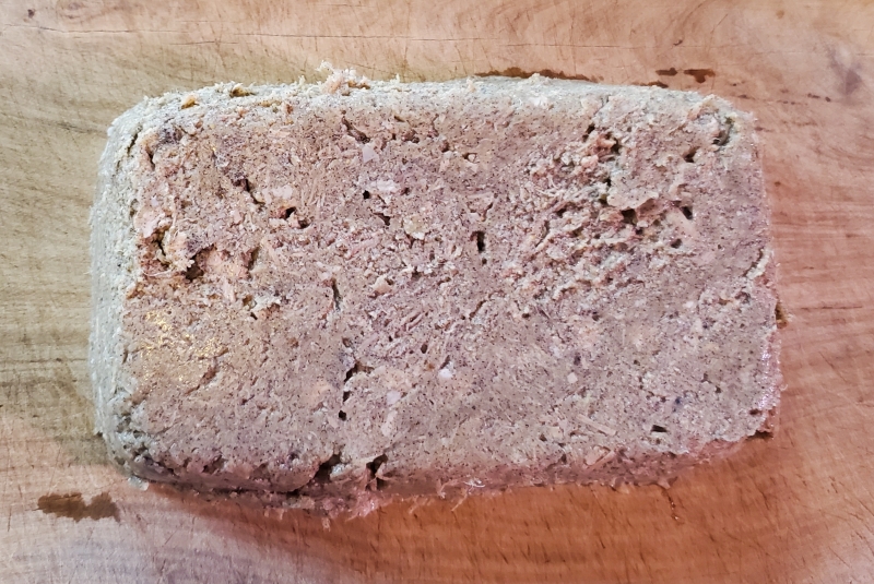 Scrapple, ready to cook