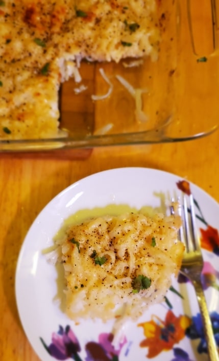 Vermicelli and cheese, served Vermicelli and cheese, served