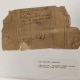 Photograph of paper wrapper used around folded records